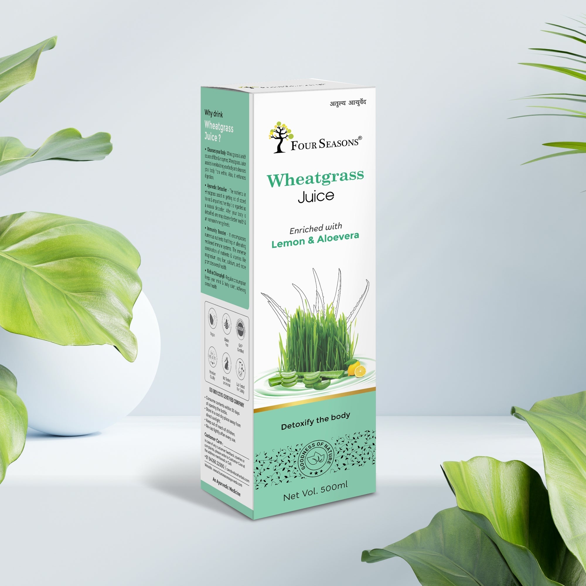 Four Seasons Wheatgrass Juice - 500 ml