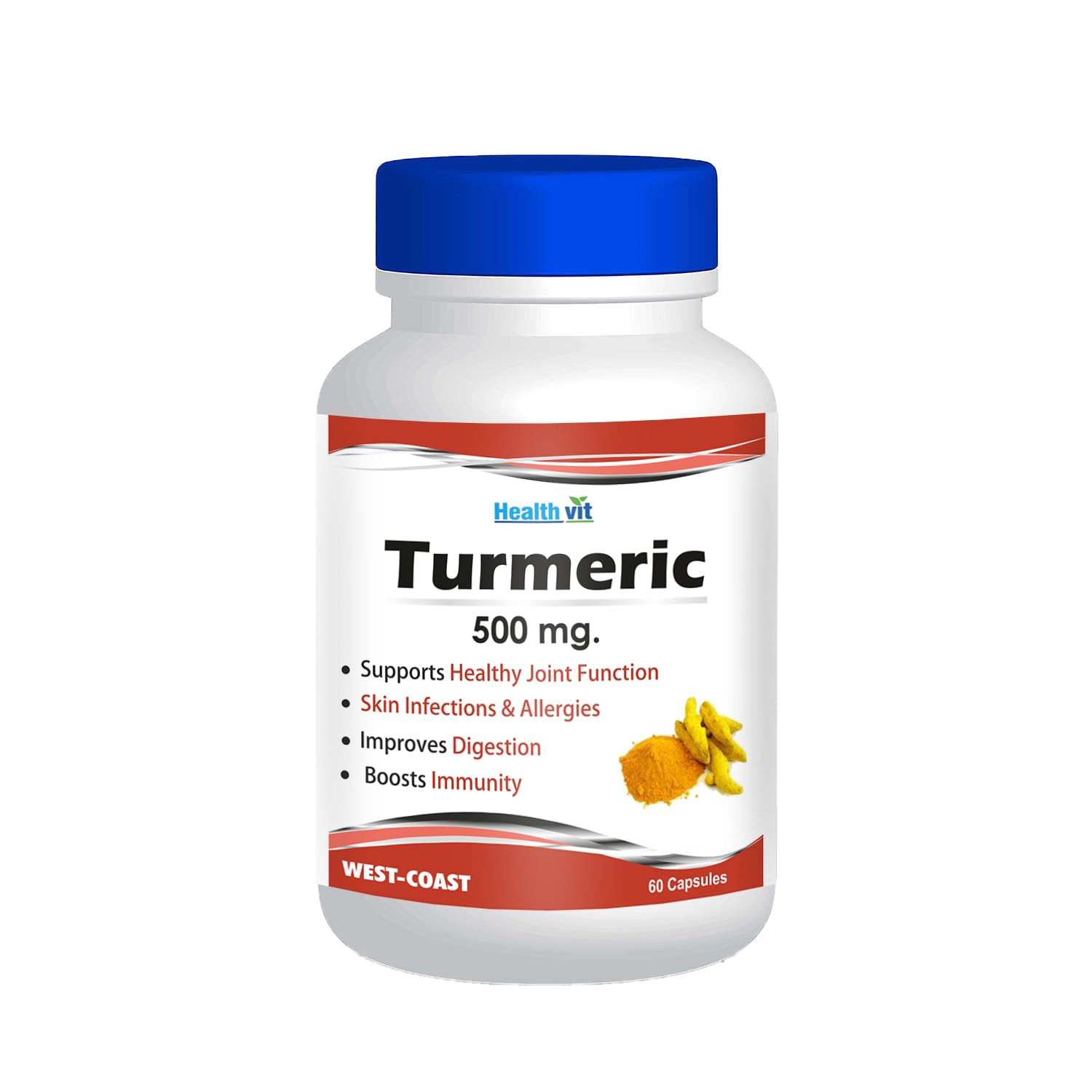 Healthvit Turmeric 500 mg - 60 caps Discount