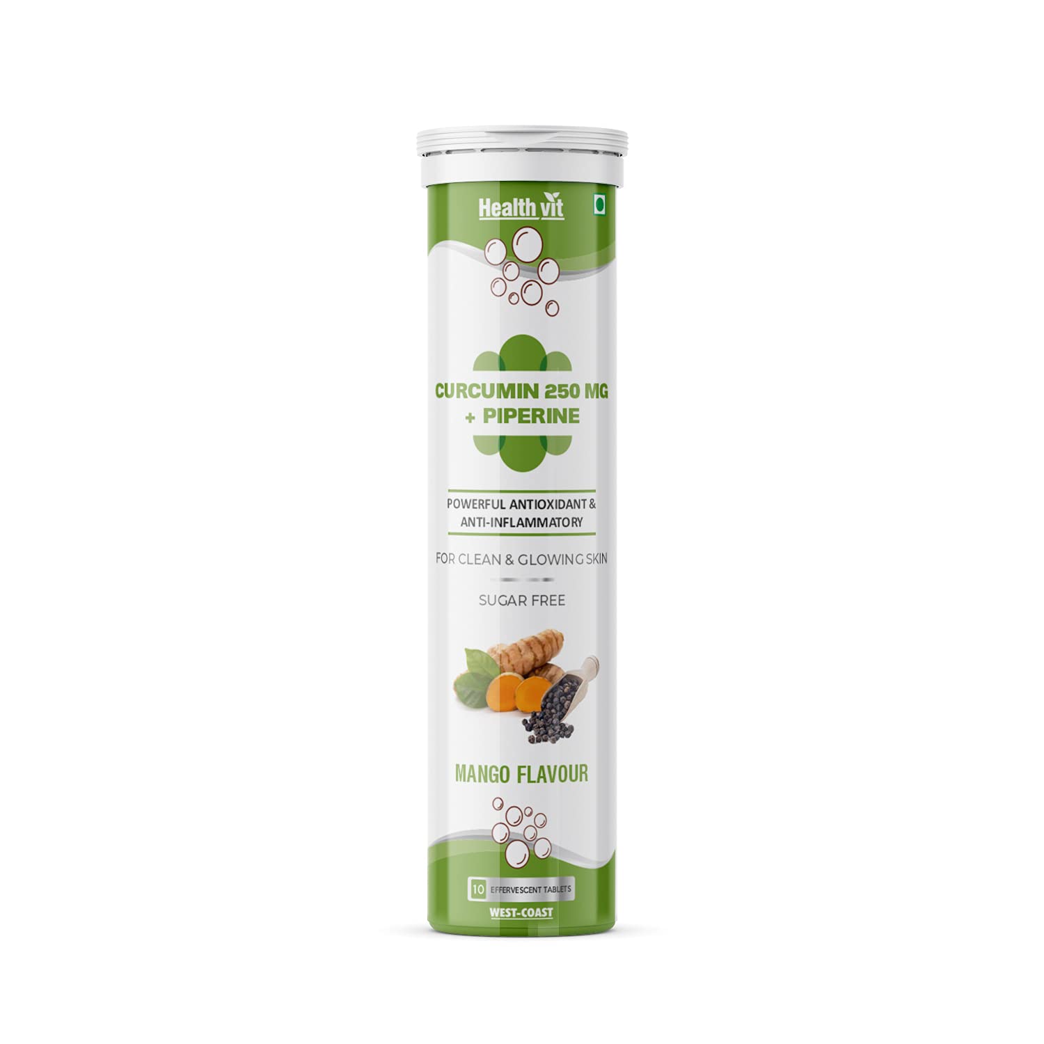 Healthvit Curcumin 250mg - 10 tabs