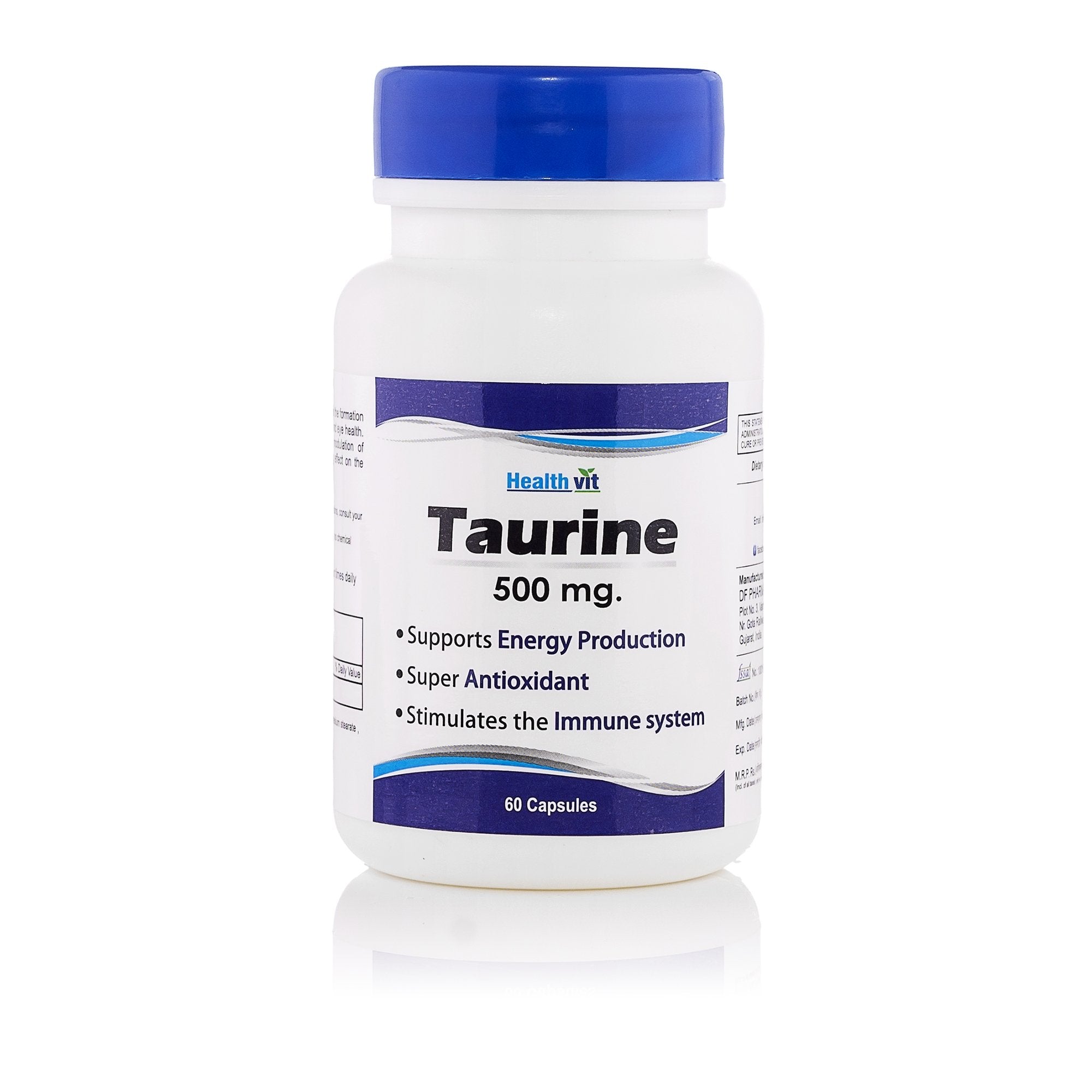 Healthvit Taurine 500mg - 60 caps