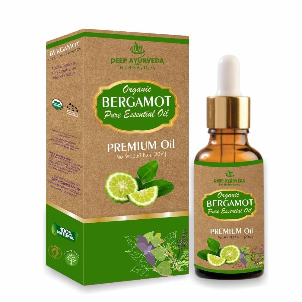 Deep Ayurveda Bergamot Pure Essential Oil (Citrus aur Bergamia) - 20 ml Supply